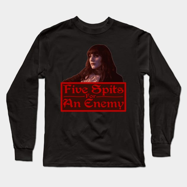 Five Spits, Lilith! Long Sleeve T-Shirt by dflynndesigns